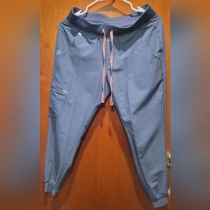 Figs Zamora Joggers size Small Petite SP Heather denim